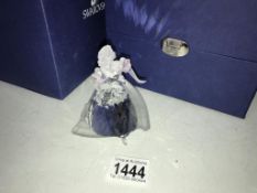 A boxed & as new boxed Swarovski Cinderella with glass slipper figurine (no glass slipper)