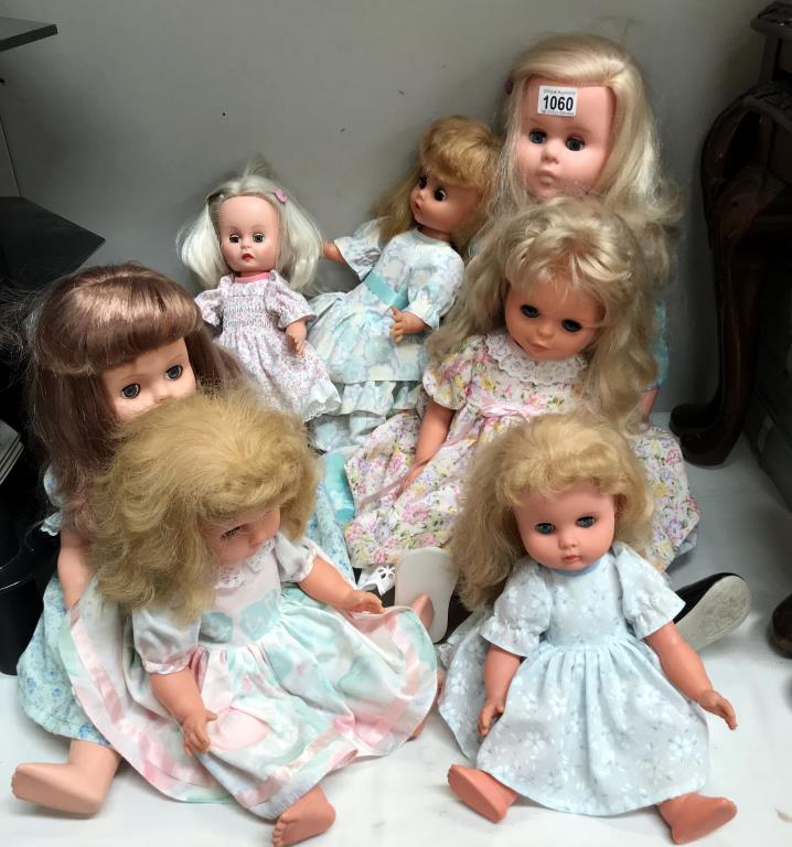 7 vintage dolls (made in England)