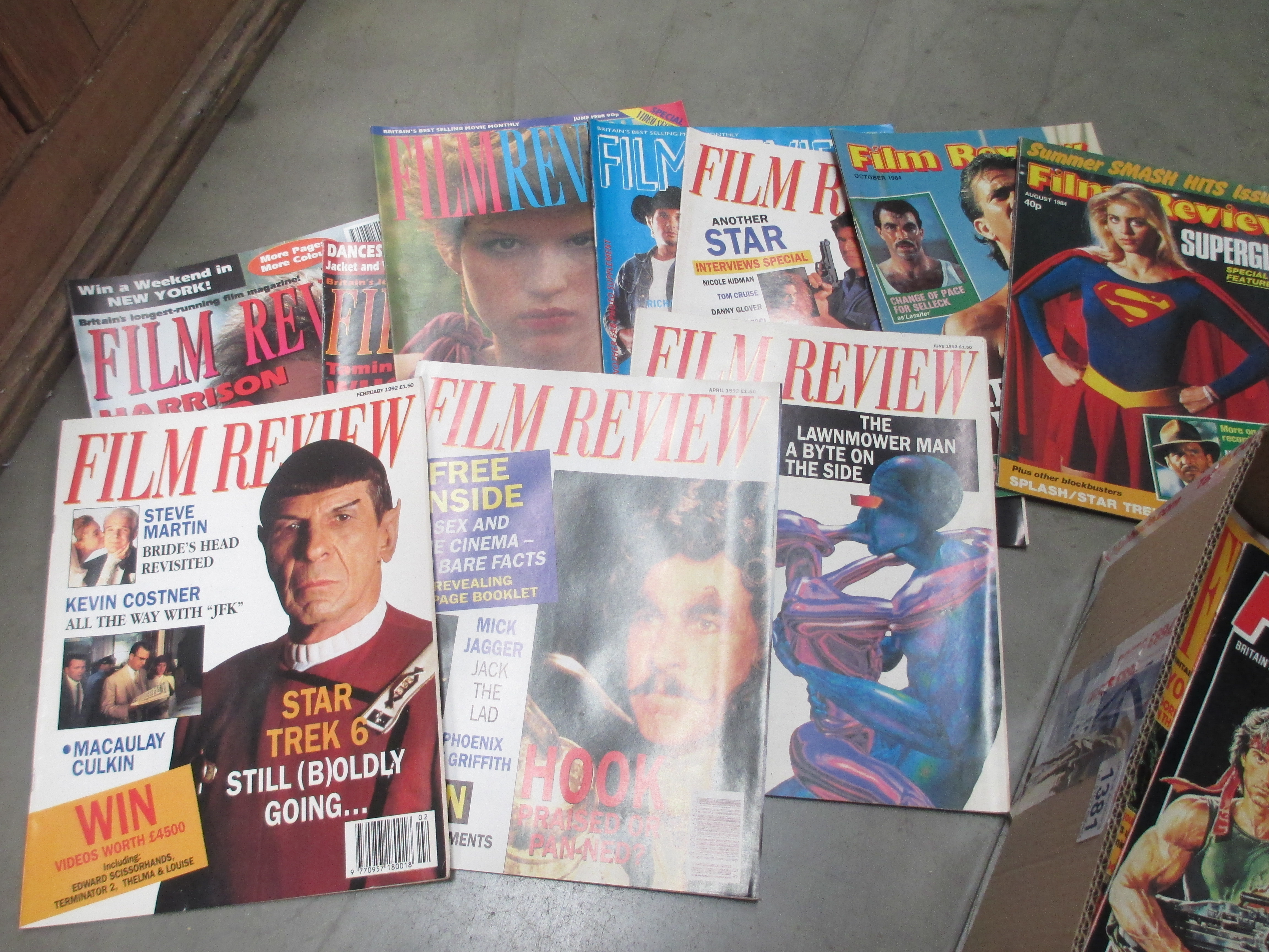 An excellent collection of approximately 90 x 1980's Film Review magazines including Stallone, - Image 4 of 5