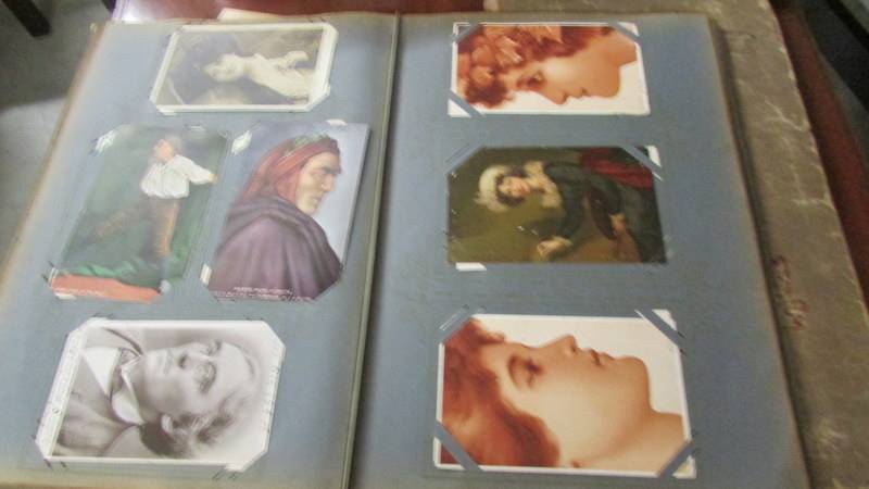 Two albums of vintage postcards (approximately 220). - Image 11 of 17