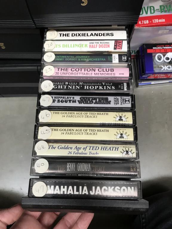 A good collection of cassette tapes including many Jazz - Image 7 of 17