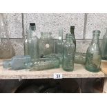 A collection of mainly Lincoln bottles/jars