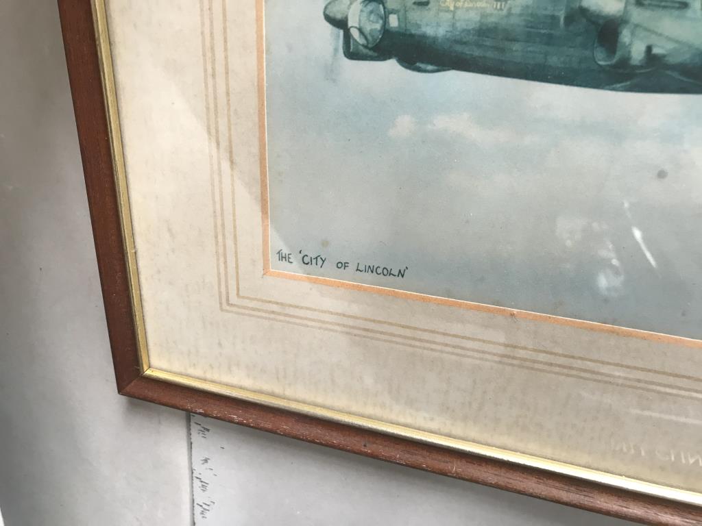 2 framed & glazed signed RAF prints, 'A Blenheim will fly again', - Image 10 of 15