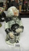 A rare 19th century Toby jug 'The Night Watchman'.
