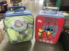 2 Disney children's cases including Stitch & Toy Story Buzz Lightyear