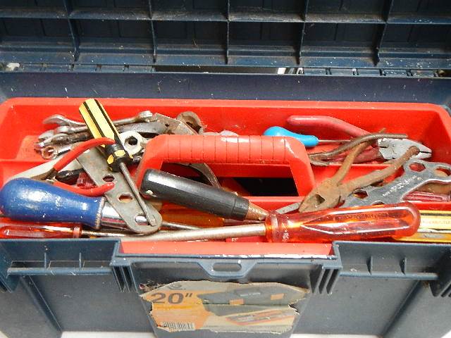 A tool box with assorted tools. - Image 2 of 3