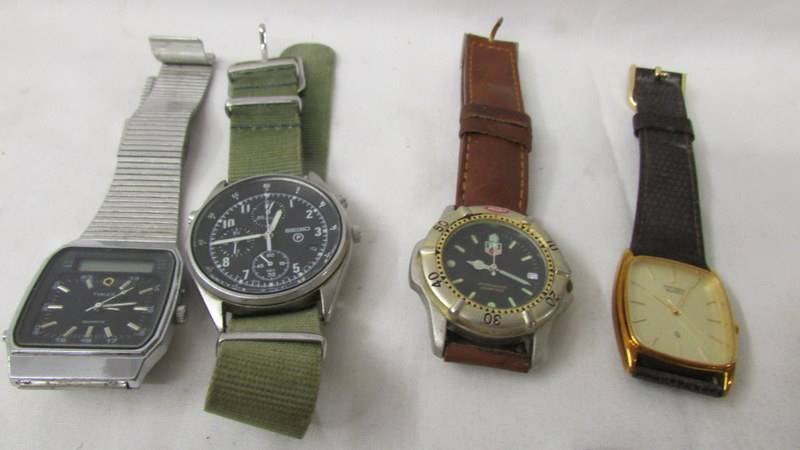 A mixed lot of wrist watches including Seiko, Timex, Casio, Lorus Mickey Mouse etc. - Image 2 of 3