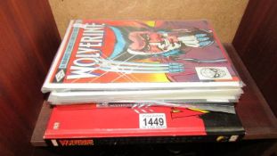 A quantity of Wolverine comics including Wolverine No.