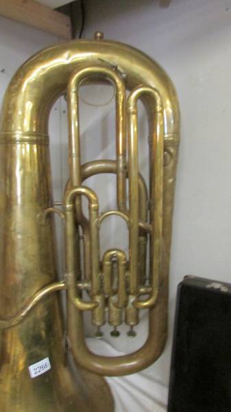 A brass E flat bass. - Image 2 of 2