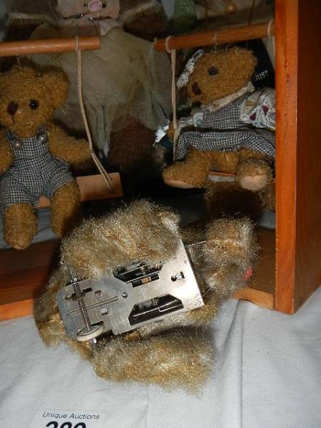 An old key wind rabbit, Teddy bears etc. - Image 3 of 3