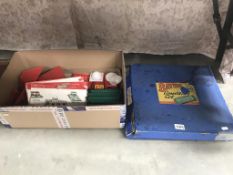 A boxed Bayko converting set & other Bayko items
