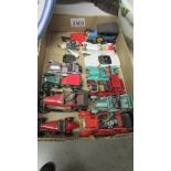 A mixed lot of die cast vintage cars.