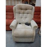 A electric recliner chair in good order.