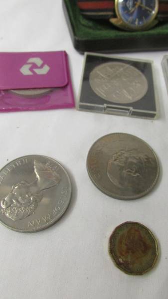 A mixed lot of coins and boxed Mondaine watch. - Image 4 of 4