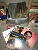 An excellent collection of over 60 Frankie Laine LP's records inc some rare white label editions