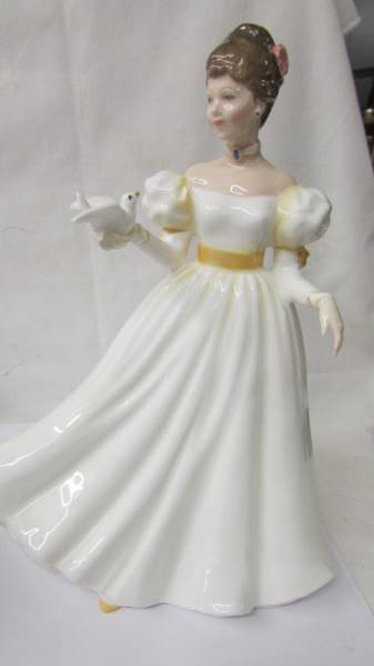 Three Royal Doulton figurines, Katie HN3366, Katherine HN3609 and Sheila HN2742. - Image 6 of 7