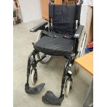 An Invacare wheel chair.