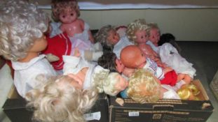 A good collection of dolls including Tiny Tears, Cabbage Patch etc.