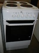 An Indesit electric cooker.