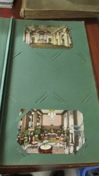 Two albums of vintage postcards (approximately 220). - Image 14 of 17