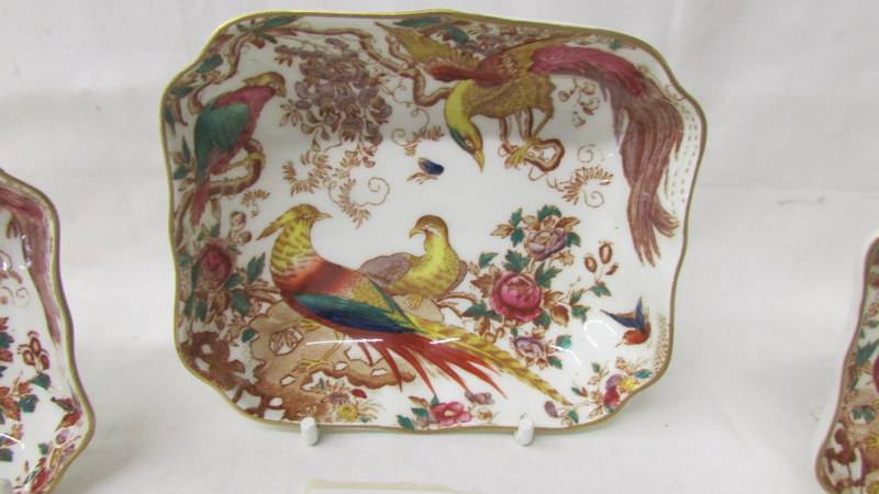 Three Royal Crown Derby Old Avesbury pattern pin dishes. - Image 2 of 3