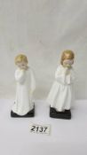 Two Royal Doulton figurines - Darling HN1985 and Bedtime HN1978.