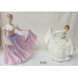 Two Royal Doulton figurines - Rachel HN3976 and Pamela HN2479.