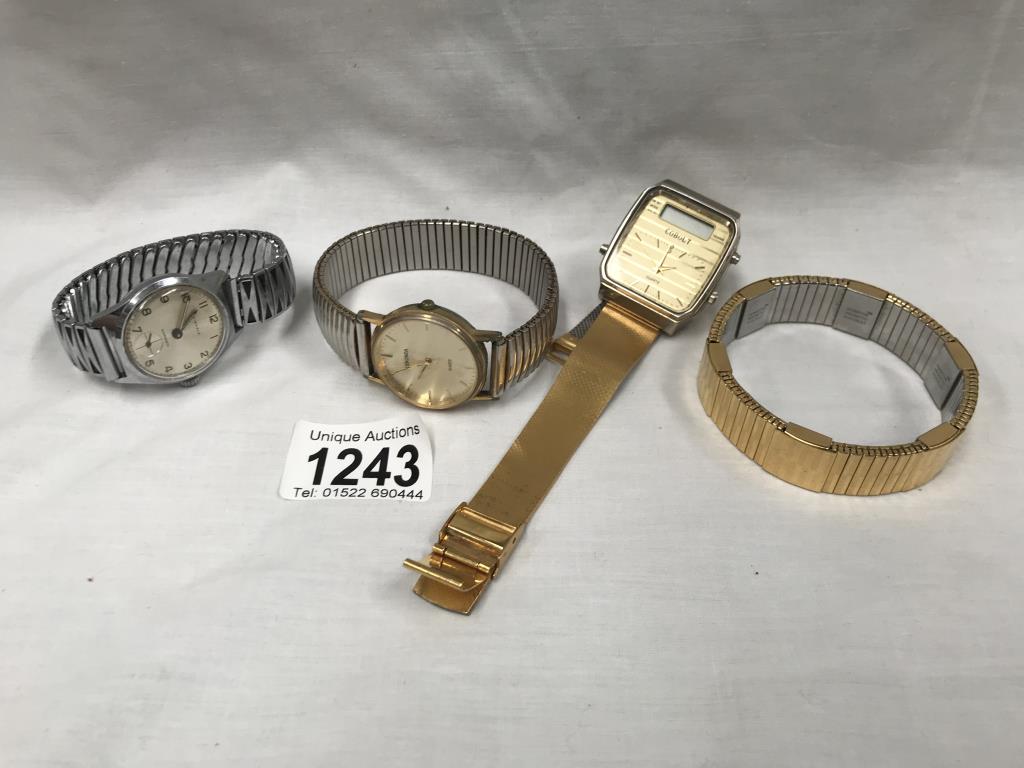 3 gents watches including Cobolt,