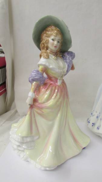 Three Royal Doulton figurines, Katie HN3366, Katherine HN3609 and Sheila HN2742. - Image 2 of 7