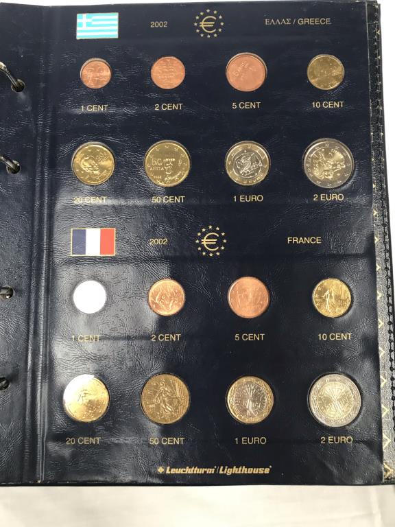 An album of Euro coins from various countries - Image 4 of 7