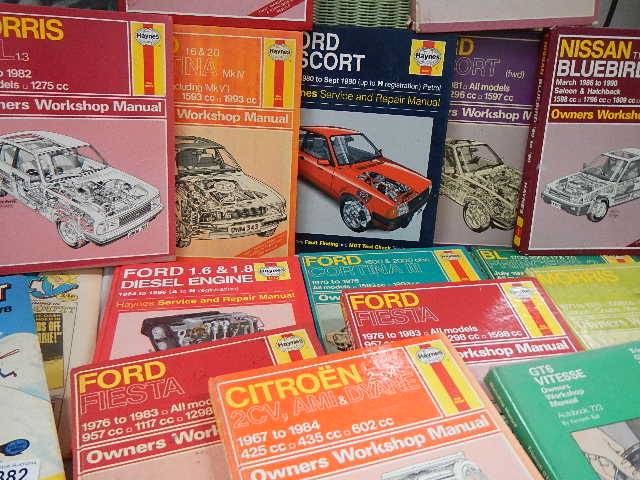 A quantity of Haynes workshop manuals including Ford, Morris, Triumph, Nissan etc. - Image 2 of 5