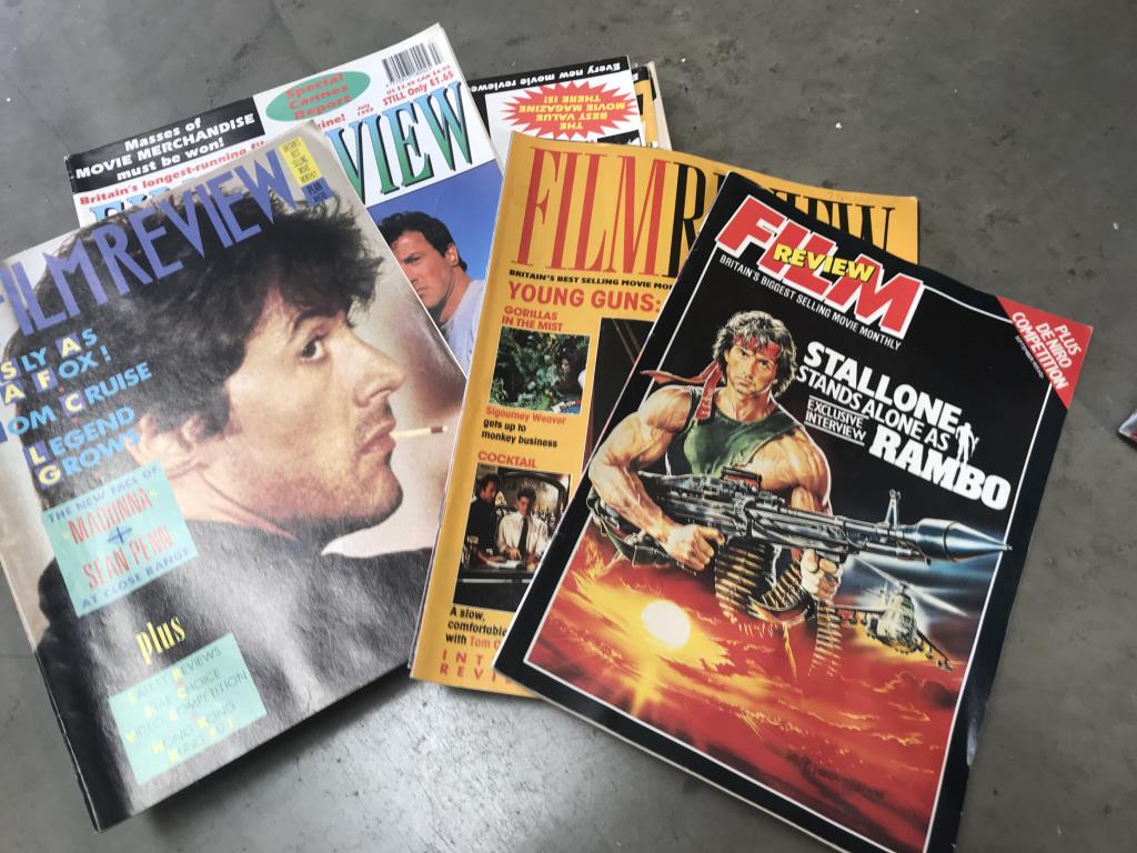 An excellent collection of approximately 90 x 1980's Film Review magazines including Stallone, - Image 2 of 5