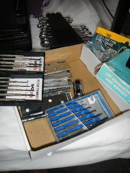 A quantity of new spanners etc.
