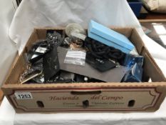 A box of costume jewellery