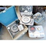 3 reel to reel recorders,