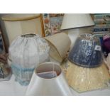 A quantity of new lamp shades etc.