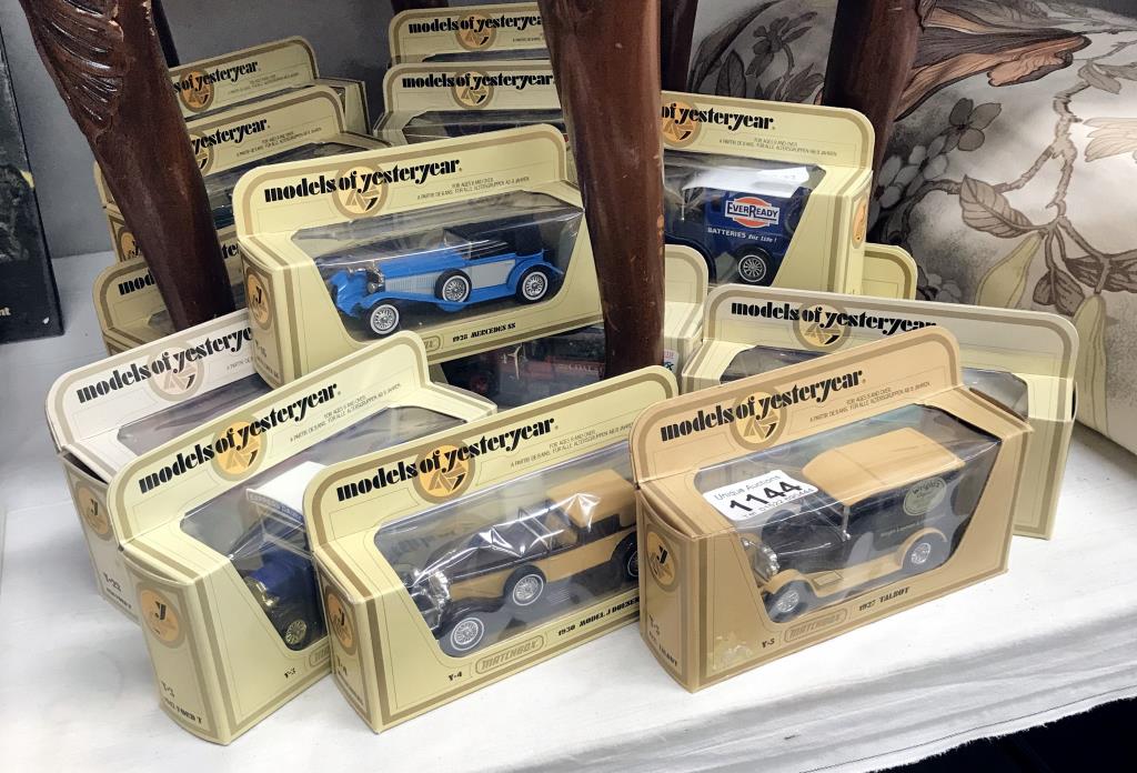 20 boxed Matchbox models of yesteryear