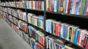 A fabulous lot of books of varied interests, 36 shelves of in excess of 1000 books.