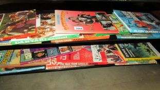 A collection of good annuals, Land of the Giants, Flash Gordon, Countdown etc.