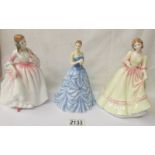 Three Royal Doulton figurines - Tender Moment HN3303,
