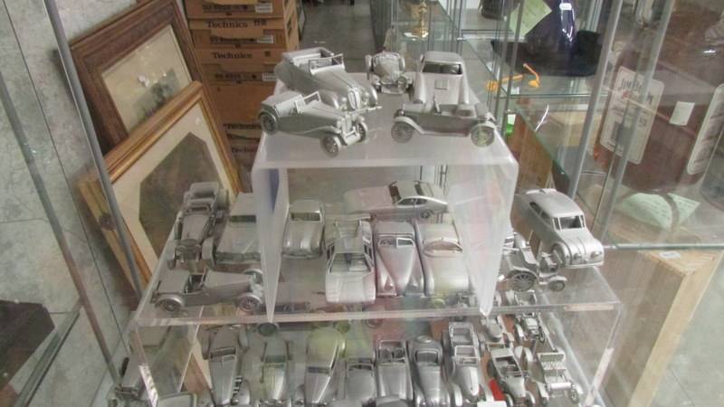 Approximately 50 pewter classic cars by Danbury Mint. - Image 3 of 3