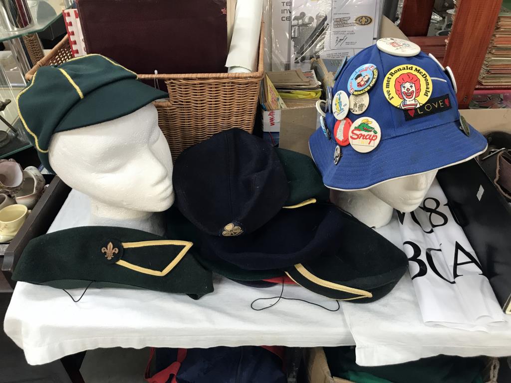 A very large collection of British Scouts ephemera including shirts, caps, neckerchiefs, badges, - Image 4 of 25