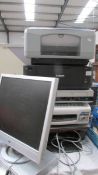 A Canon scanner, printer, Sony VHS to DVD recorder,