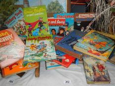 A quantity of old children's books etc.