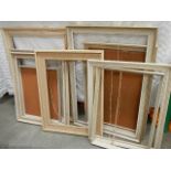 A quantity of 1950's picture frames.