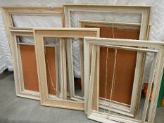 A quantity of 1950's picture frames.