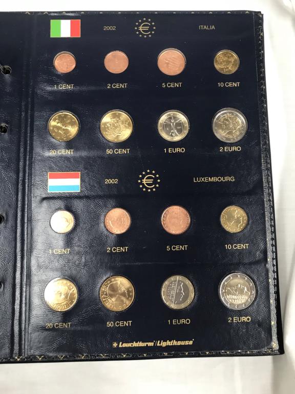 An album of Euro coins from various countries - Image 5 of 7