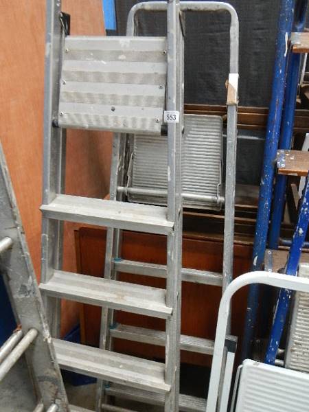 Two good aluminium step ladders. - Image 2 of 2