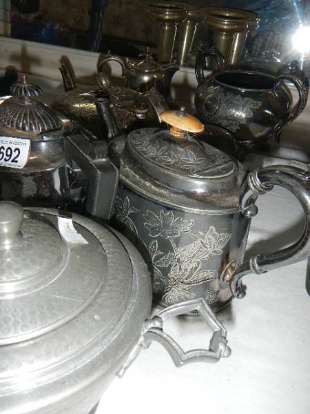A mixed lot of EPNS teapots etc. - Image 2 of 2