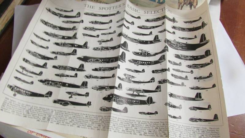 A quantity of WW2 aircraft identification charts (British & German) together with various maps. - Image 3 of 4